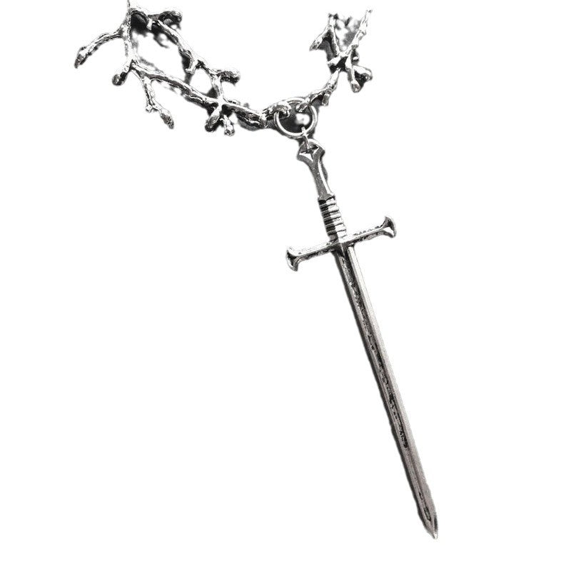 Wholesale Vintage Branch Cross Necklace